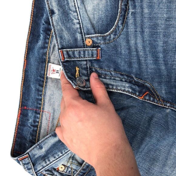 True Religion Jeans Size 31 SKINNY Blue - Picture 10 of 10